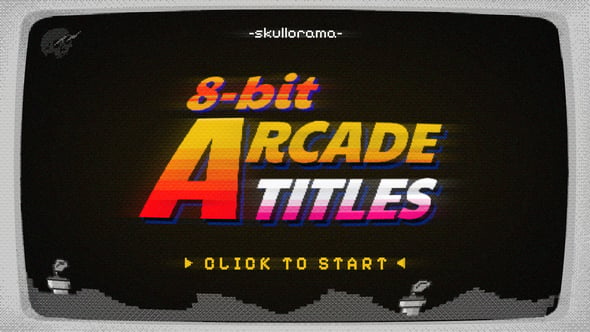 AE模板游戏文本游戏电子竞技能多彩8bit怀旧游戏风引爆潮流-569250-技能树
